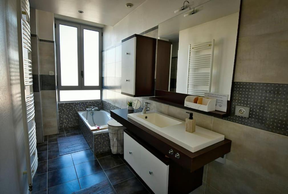 Grand Appartement De Haut Standing En Centre-Ville モンリュソン エクステリア 写真